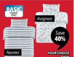 JYSK Nantes/Avignon Duvet Cover set offer