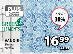 JYSK Vandie Shower Curtain offer
