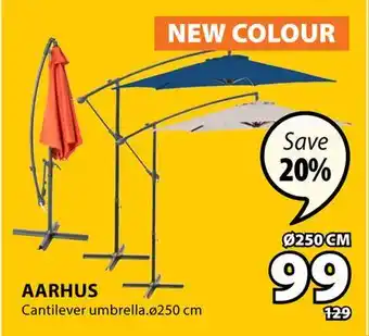 JYSK Aarhus Cantilever umbrella offer