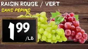 Marche Salaberry RAISIN ROUGE / VERT offer