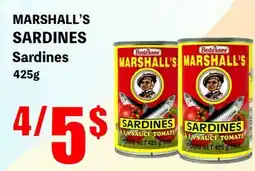 Marche Salaberry MARSHALL'S SARDINES offer