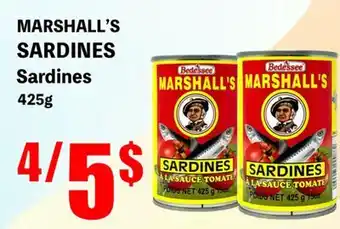 Marche Salaberry MARSHALL'S SARDINES offer