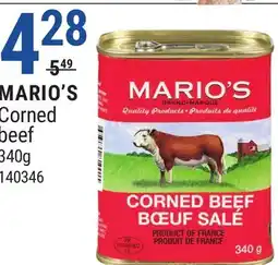 Rossy MARIO'S Corned beef offer