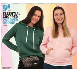 Rossy ESSENTIAL CROPPED POPOVER HOODIE offer