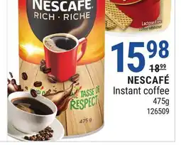 Rossy NESCAFÉ Instant coffee offer