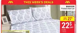 Rossy WINDSOR Printed sheet set offer