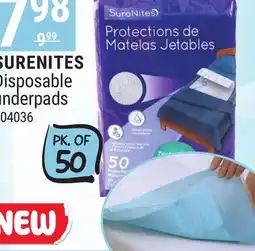 Rossy SURENITES Disposable underpads offer