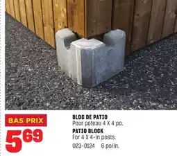 BMR BLOC DE PATIO offer