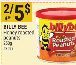 Rossy BILLY BEE Honey roasted peanuts offer