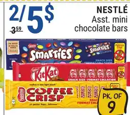 Rossy NESTLÉ Asst. mini chocolate bars offer