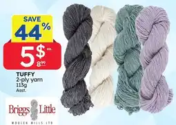 Rossy BRIGGS & LITTLE - TUFFY 2-ply yarn 113g Asst offer