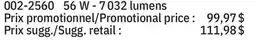 BMR LUMINAIRE ÉTANCHE À DEL offer