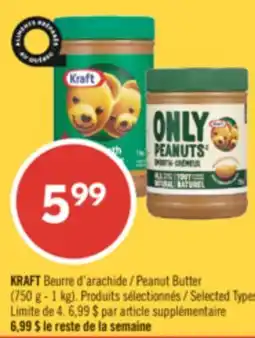 Pharmaprix KRAFT Peanut Butter offer