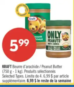 Pharmaprix KRAFT Peanut Butter offer
