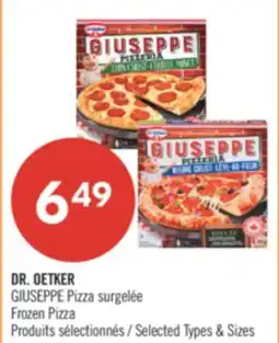 Pharmaprix DR. OETKER GIUSEPPE Frozen Pizza offer
