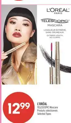 Pharmaprix L'ORÉAL TELESCOPIC Mascara offer
