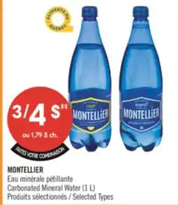 Pharmaprix MONTELLIER Carbonated Mineral Water offer