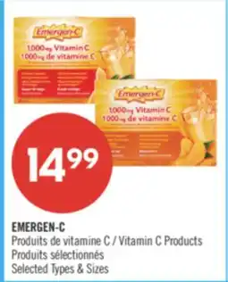 Pharmaprix EMERGEN-C Vitamin Products offer