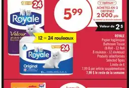 Pharmaprix ROYALE Bathroom Tissue offer