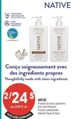 Pharmaprix NATIVE HAIR CARE PRODUCTS offer