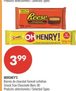 Pharmaprix HERSHEY'S Snack Size Chocolate Bars offer