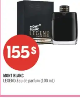 Pharmaprix MONT BLANC LEGEND Eau de parfum offer