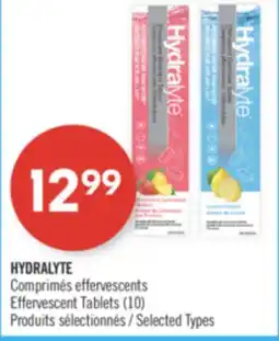 Pharmaprix HYDRALYTE Effervescent Tablets offer