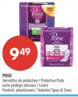 Pharmaprix POISE Protective pads or liners offer