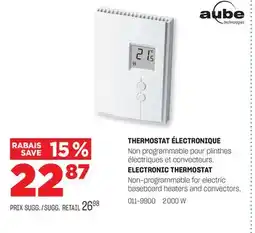 BMR THERMOSTAT ÉLECTRONIQUE offer