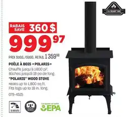 BMR POÊLE À BOIS POLARIS offer