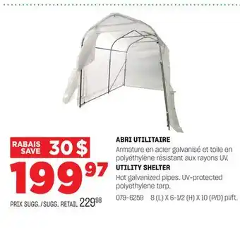 BMR ABRI UTILITAIRE offer