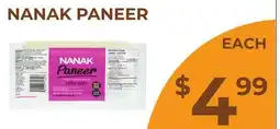 Food World Supermarket NANAK PANEER offer
