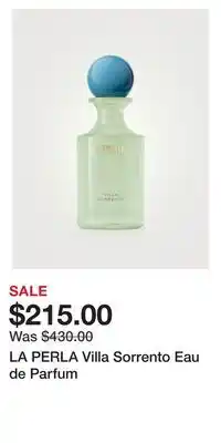 Holt Renfrew LA PERLA Villa Sorrento Eau de Parfum offer