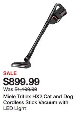 TSC Stores Miele Triflex HX2 Cat and Dog Cordless Stick Vacuum with LED Light offer