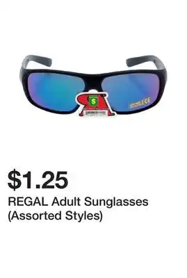 Dollarama REGAL Adult Sunglasses (Assorted Styles) offer