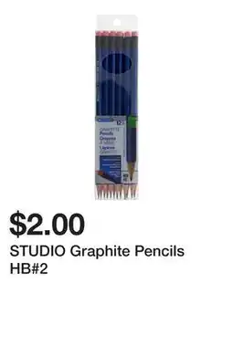 Dollarama STUDIO Graphite Pencils HB#2 offer