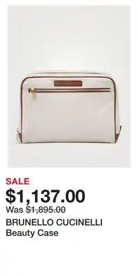 Holt Renfrew BRUNELLO CUCINELLI Beauty Case offer