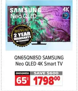 2001 Audio Video SAMSUNG Neo QLED 4K Smart TV offer
