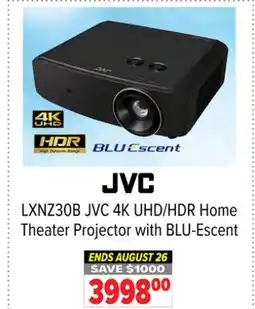 2001 Audio Video JVC 4K UHD/HDR Home Theater Projector with BLU-Escent offer