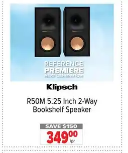 2001 Audio Video Klipsch 5.25 Inch 2-Way Bookshelf Speaker offer