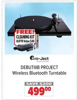 2001 Audio Video PROJECT Wireless Bluetooth Turntable offer