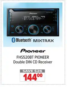 2001 Audio Video PIONEER Double DIN CD Receiver offer