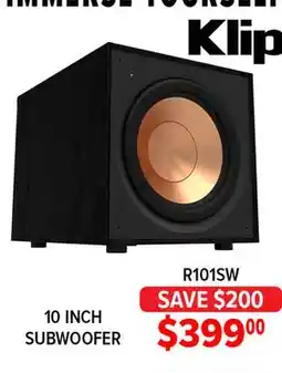 2001 Audio Video Klipsch REFERENCE 10 SUBWOOFER offer