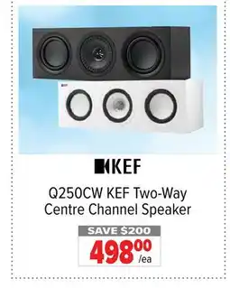 2001 Audio Video KEF Two-Way Centre Channel Speaker offer