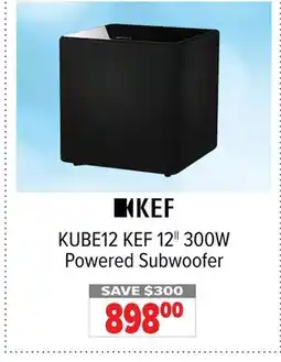 2001 Audio Video KEF 12|| 300W Powered Subwoofer offer