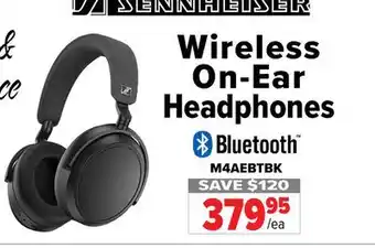 2001 Audio Video Sennheiser MOMENTUM4 OVER-EAR WIRELESS BK offer