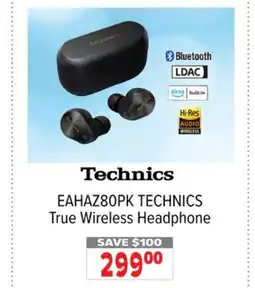 2001 Audio Video TECHNICS True Wireless Headphone 299 offer
