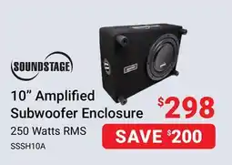 Visions Electronics Soundstage 10 Amplified Subwoofer Enclosure offer