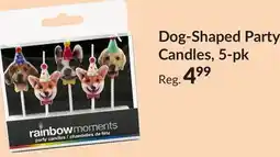 Party City Dog-Shaped Party Candles, 5-pk offer