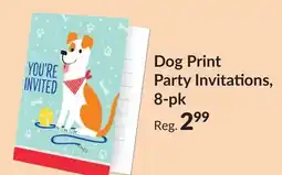 Party City Dog Print Party Invitations, 8-pk offer
